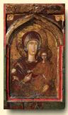 Virgin Hodegetria - exhibited at the Temple Gallery, specialists in Russian icons