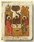 Old Testament Trinity - exhibited at the Temple Gallery, specialists in Russian icons