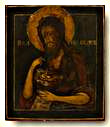 St John the Baptist - exhibited at the Temple Gallery, specialists in Russian icons